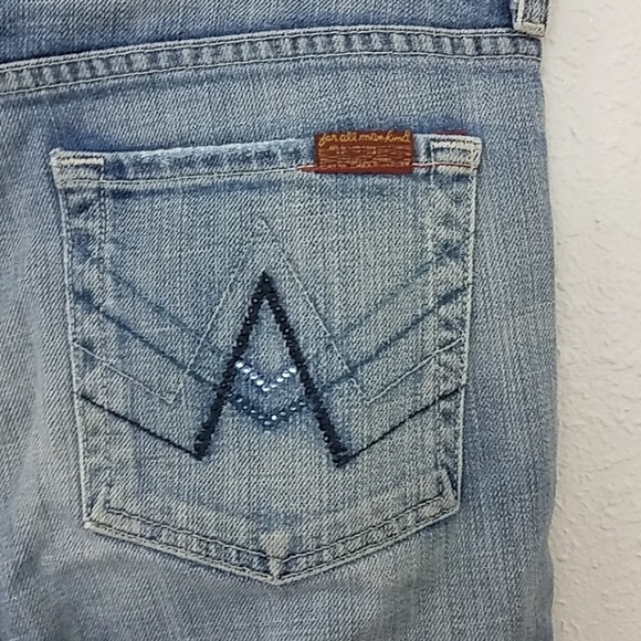 7 for all mankind jeans "A" pocket sz 30 - Picture 2 of 6